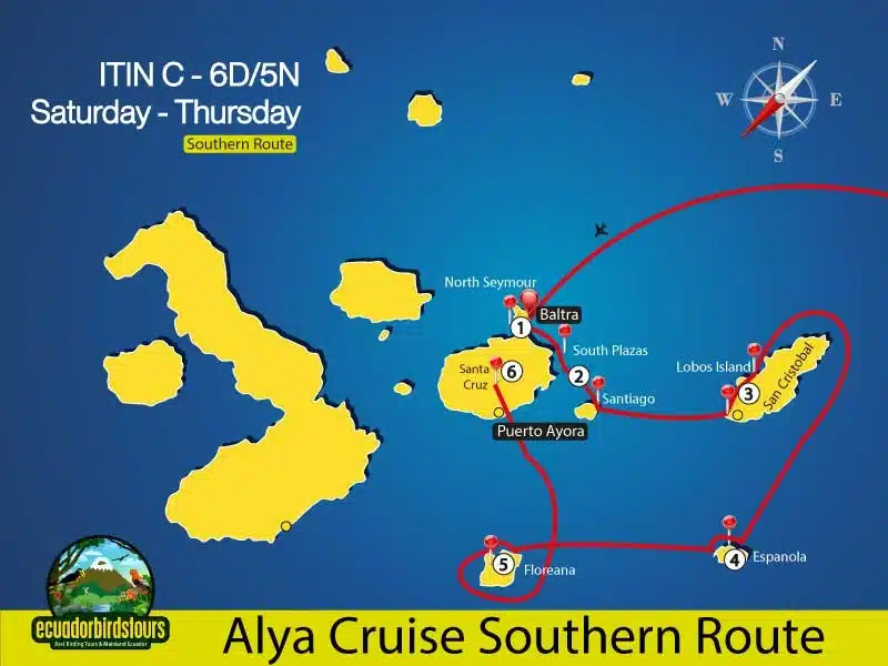 alya 6 days c map by ecuador birds tours 12dfa34d